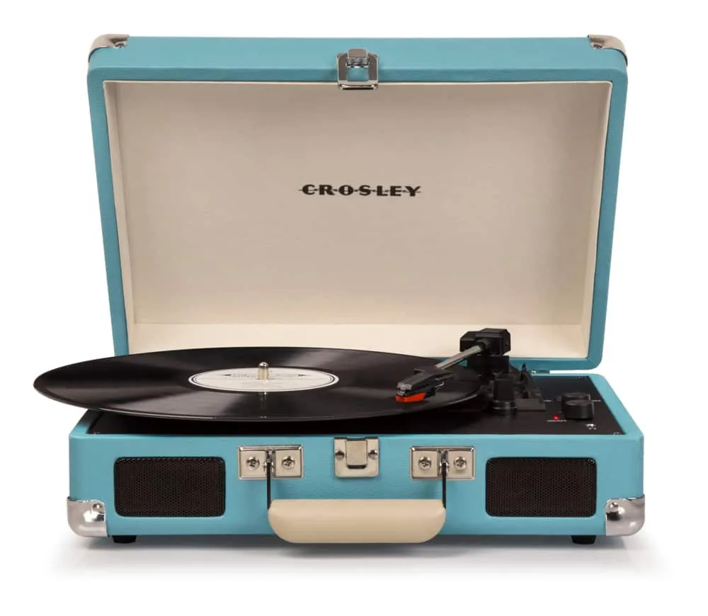 Crosley Cruiser Deluxe Portable 3-Speed Bluetooth Turntable/Vinyl