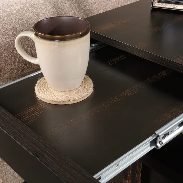 Sauder dakota shop pass side table