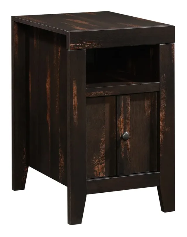 Sauder dakota pass side outlet table