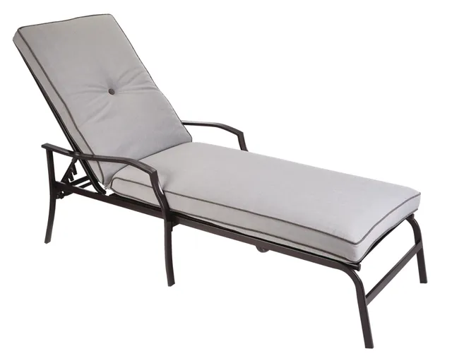 For Living Bluebay Cushioned Outdoor Patio Chaise Lounger