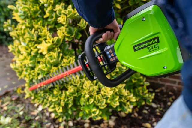 Greenworks Pro 60V Cordless Hedge Trimmer Tool Only Hillside