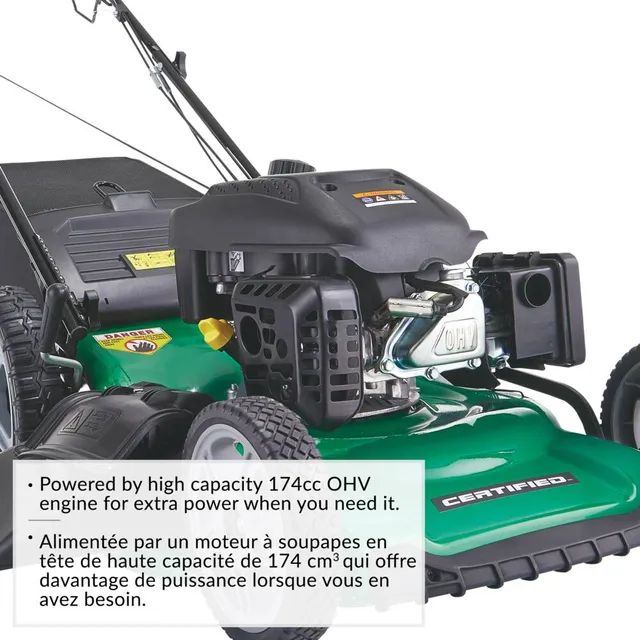 Certified lawn mower canadian tire hot sale