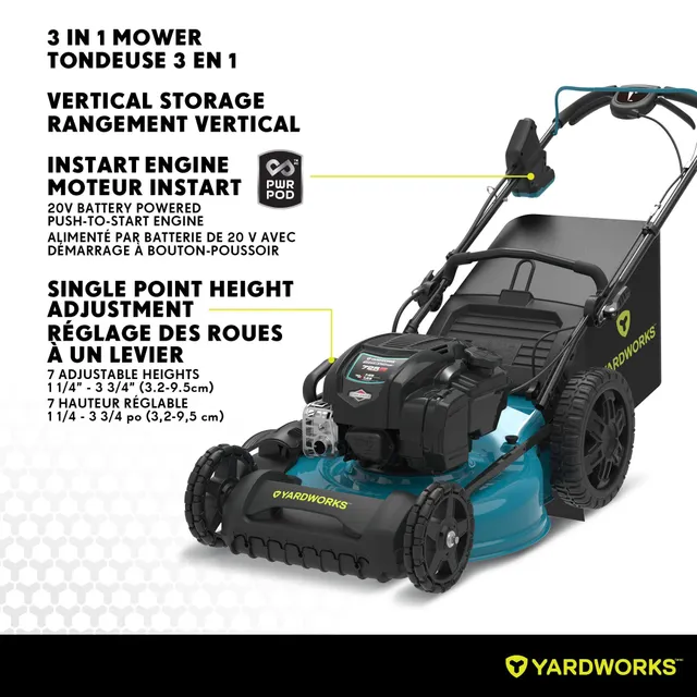 Canadian tire 2025 yardworks lawn mower