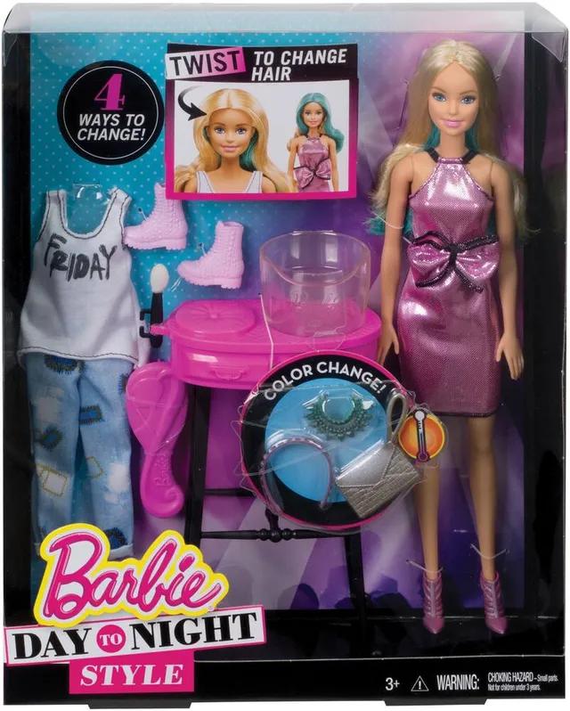 Barbie day to online night style