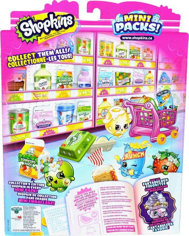 Shopkins Season 10 Mini Packs Shopper Pack, Assorted