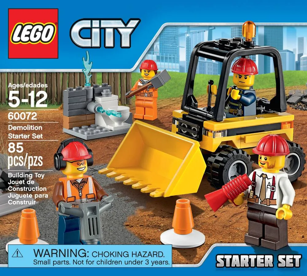 LEGO City Demolition Starter Set, 85-pcs | Hillside Shopping Centre