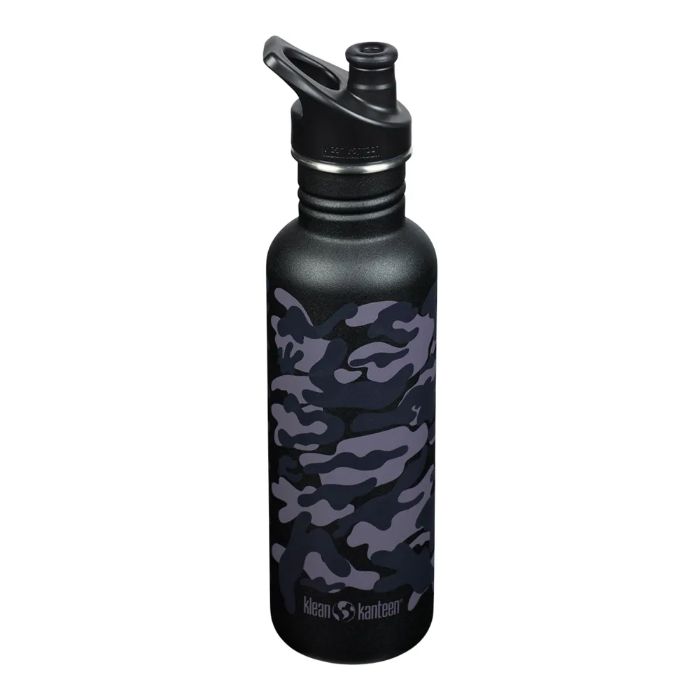 Klean Kanteen 27 oz Water Bottle, Sport Cap, Insulated Stainless