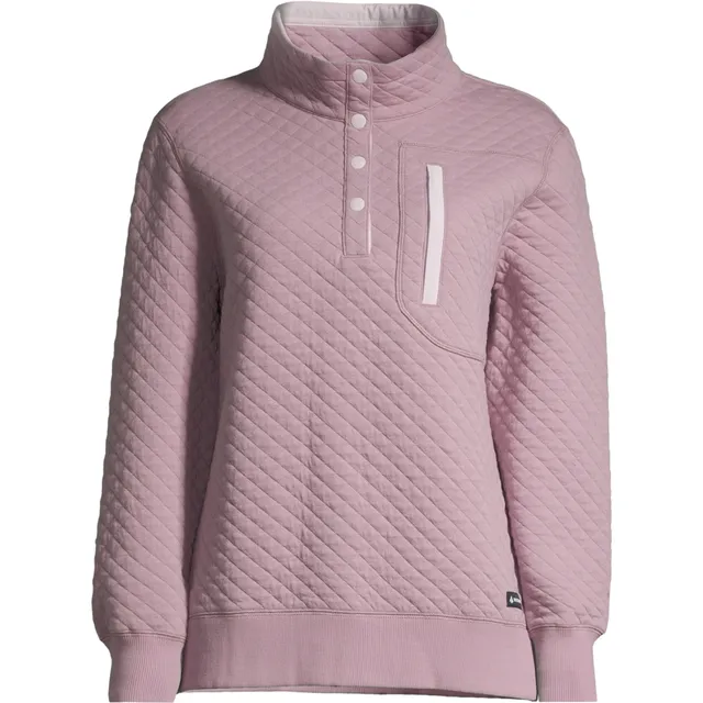 Woods women's farnham outlet quilted cotton pullover