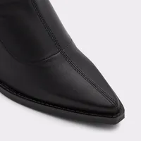 Bamboo black ankle boots discount