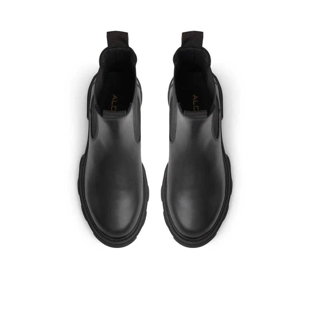 Aldo black leather chelsea boots store
