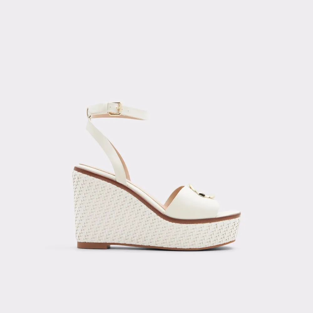 ALDO Carrabriria Open White Women's Wedges | ALDO US | Arden