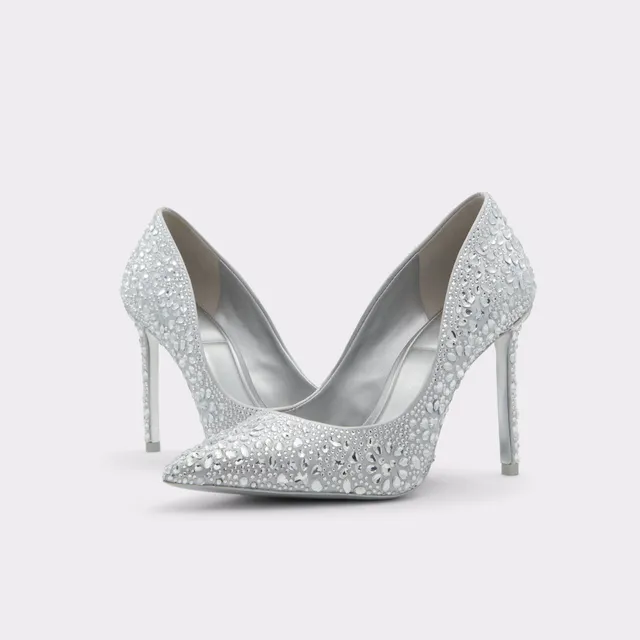 Aldo silver pumps clearance