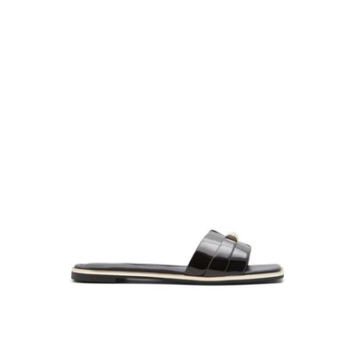 black leather sandals | Shop Midtown