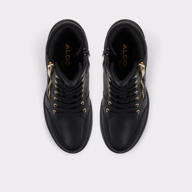 Aldo black high top sneakers store