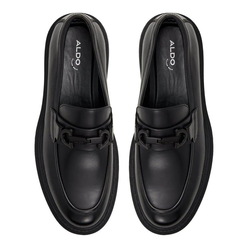 Aldo black shop slip ons