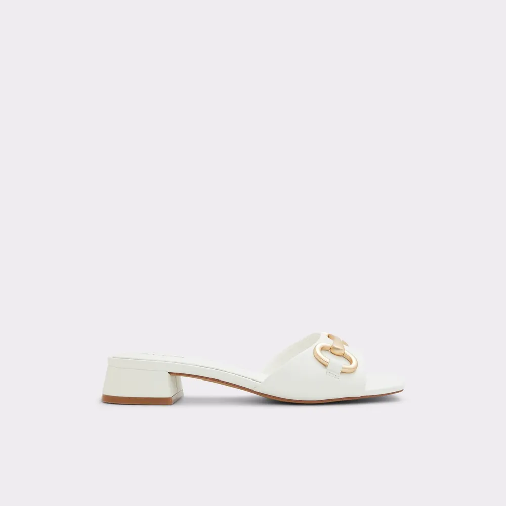 White mules aldo outlet