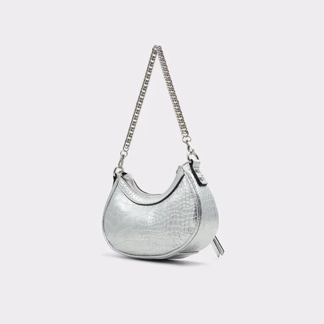 Aldo silver bag best sale
