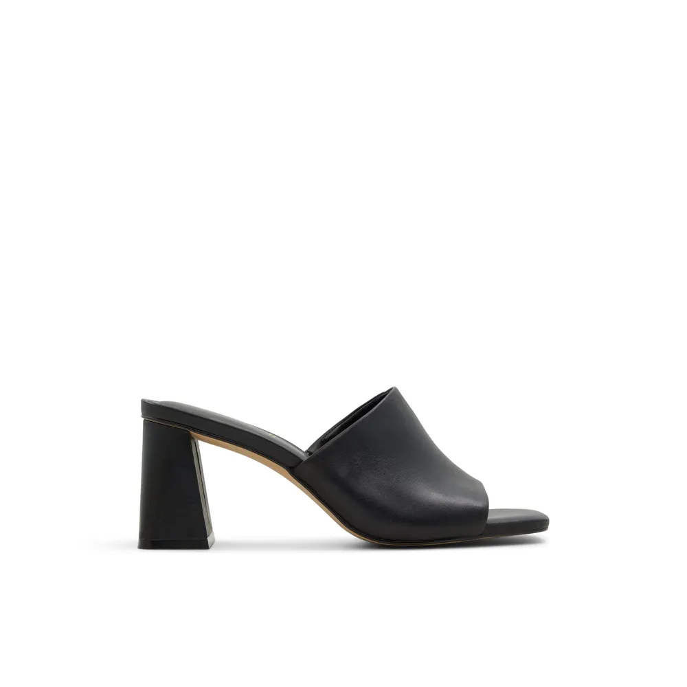 Aldo black slides store