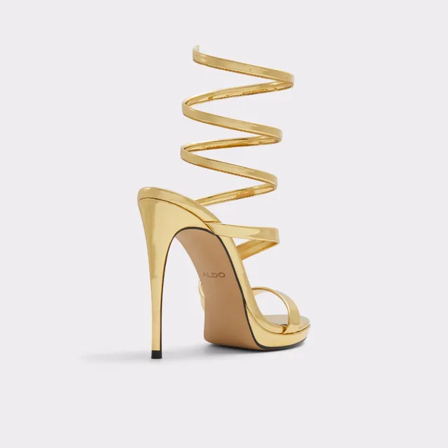 ALDO Katswirl Gold Women's Strappy sandals | ALDO US