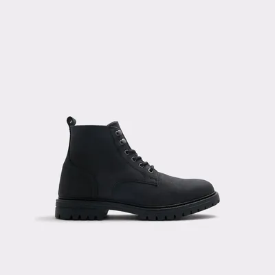 Aldo black lace up boots shop