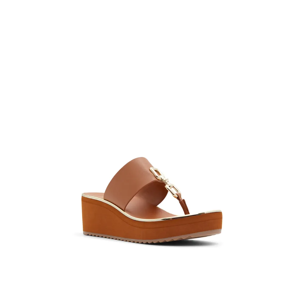 ALDO Maesllan Women s Sandals Wedges Brown Coquitlam Centre