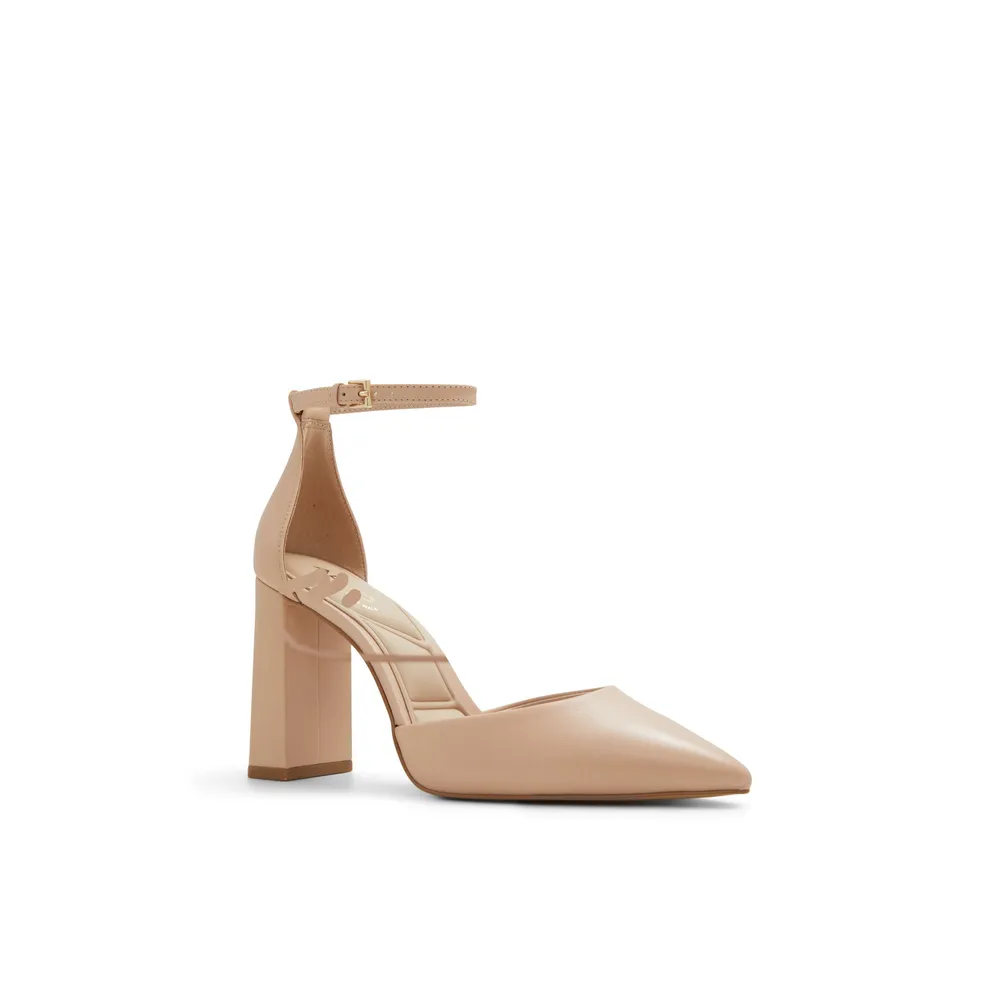 Aldo nude store block heel
