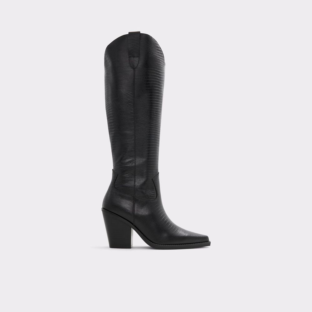 Aldo long black boots top