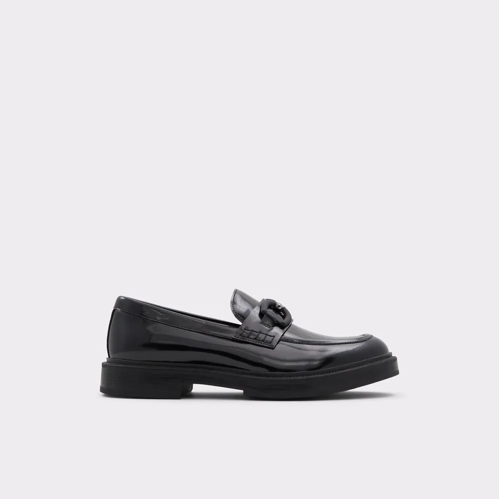 Aldo black leather shoes discount