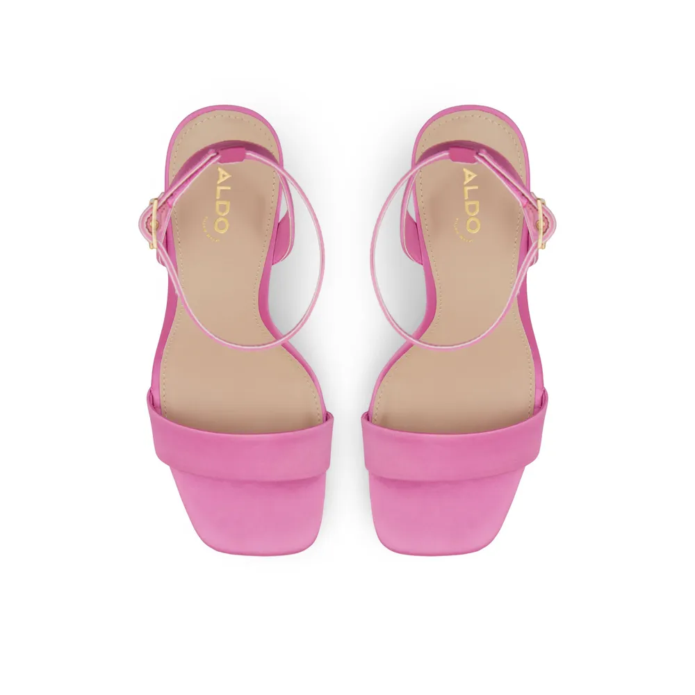Pink sale strappy wedges