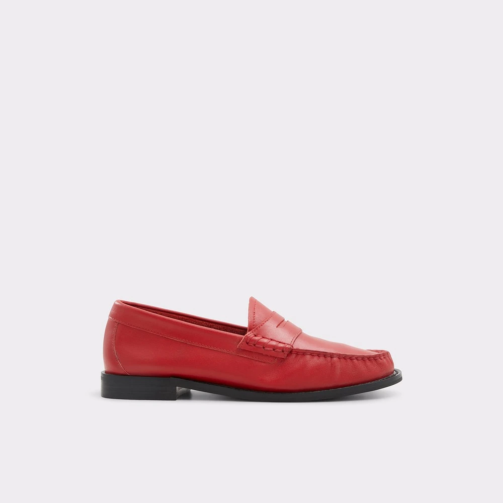 Aldo red loafers store