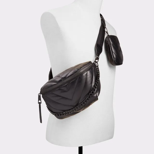 Aldo black fanny pack top