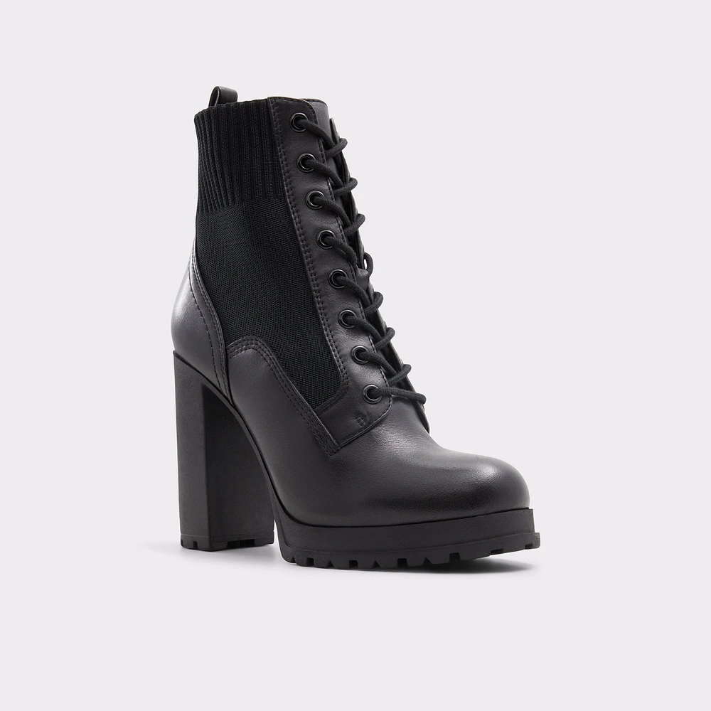 Aldo black combat boots sale