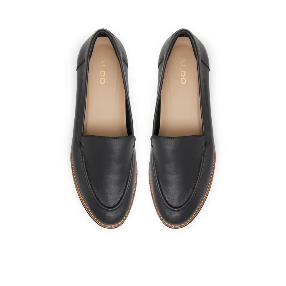 Aldo black loafers womens outlet