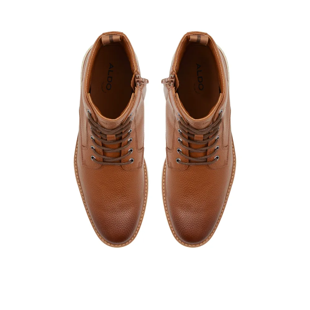 Aldo brown store leather boots
