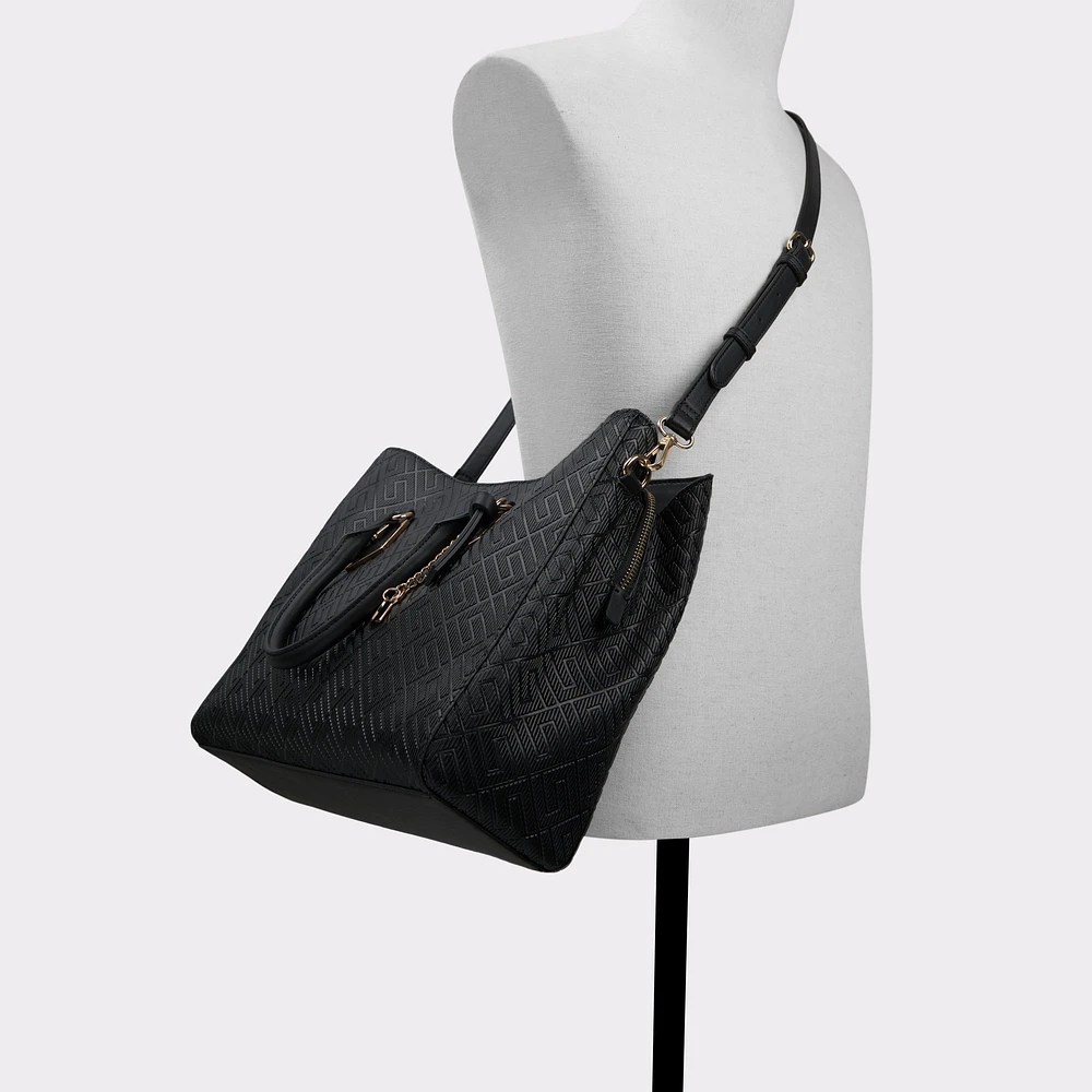 ★ALDO★ Aldo Avi Lily Satchel Bag Black Overflow ALDO Evielily Shoulder Bag in Black | Lyst