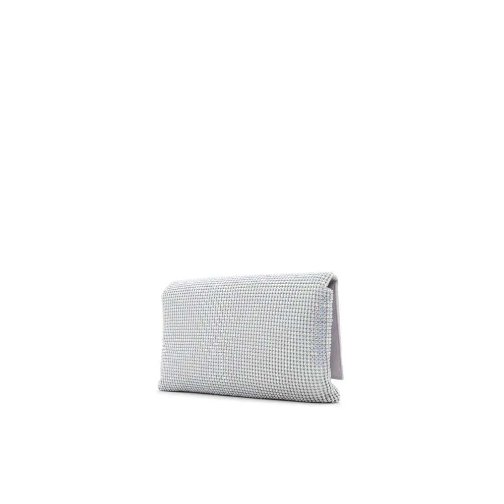 Aldo silver clutch shop bag