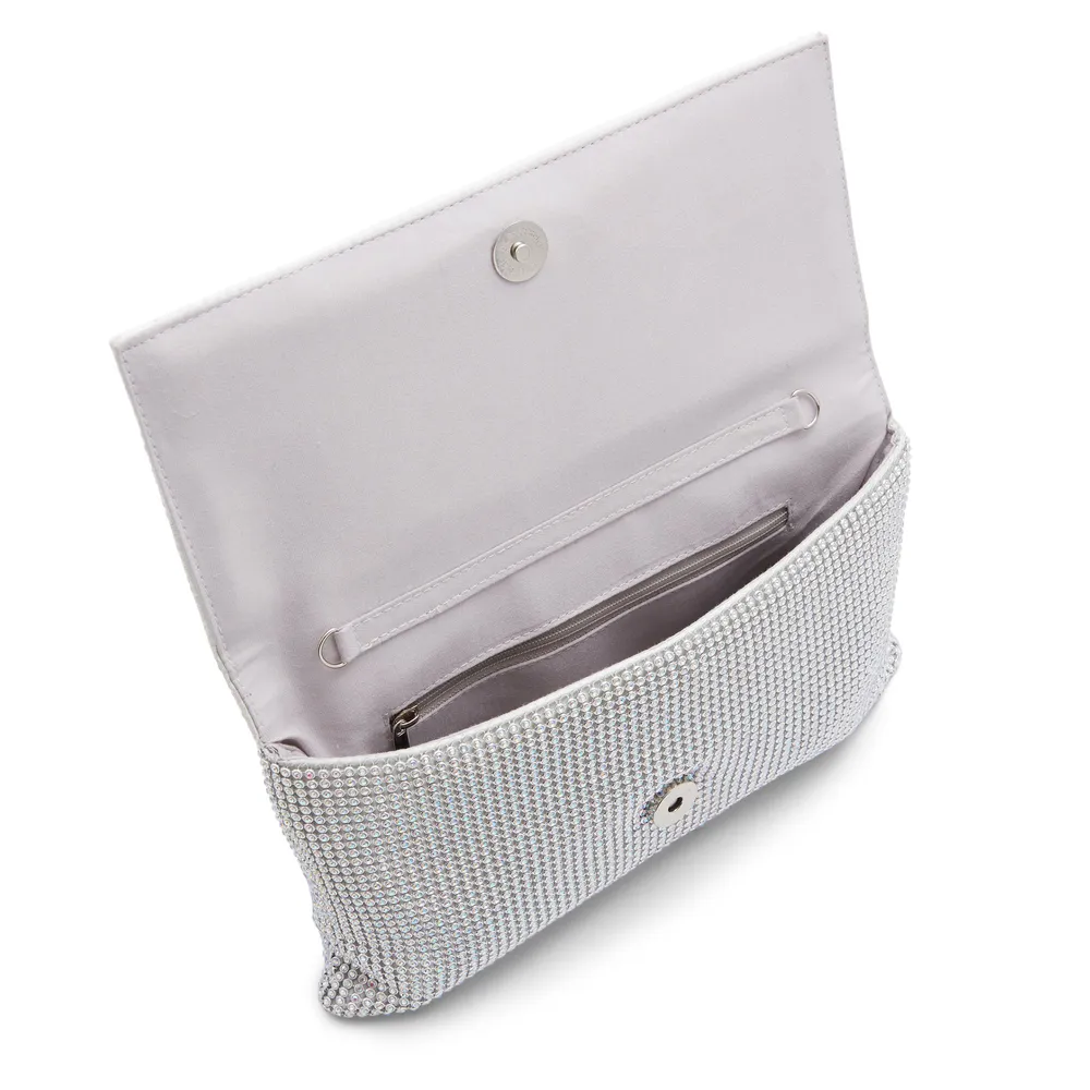 ALDO Viverra Women s Handbags Clutches Evening Bags Silver