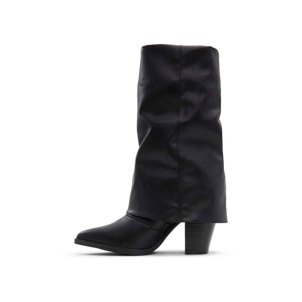 High heel mid calf boots best sale