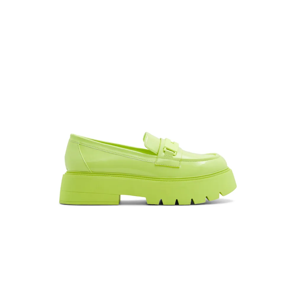 Neon green loafers sales