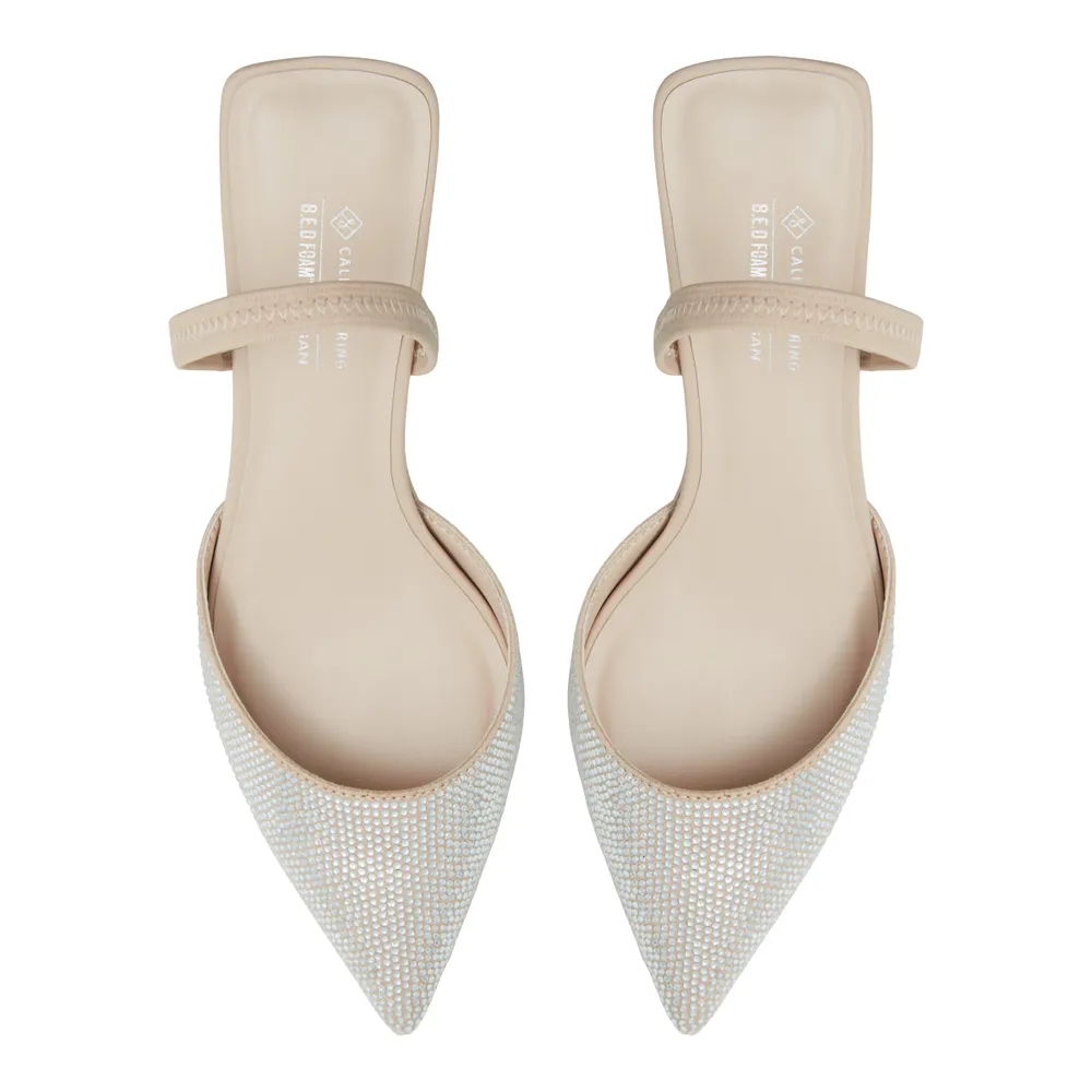 New look shop silver kitten heels