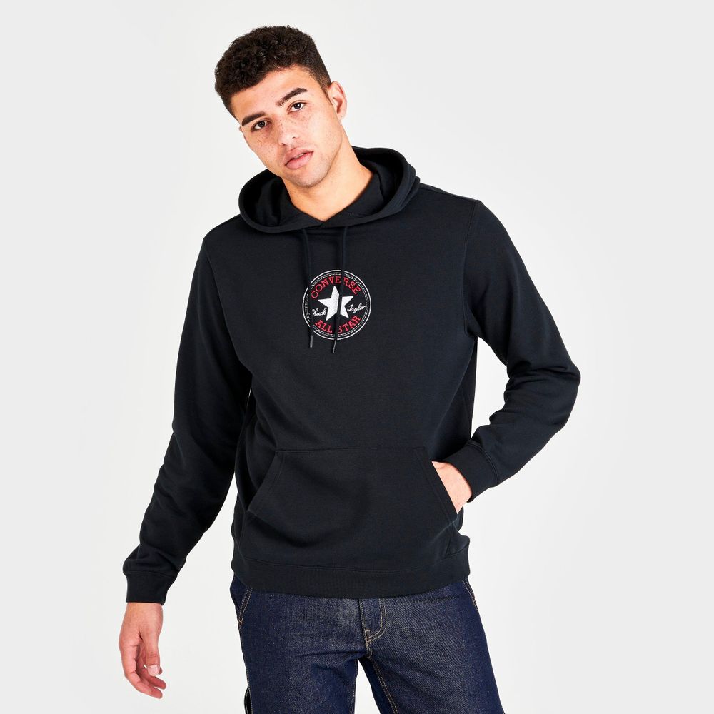 Converse all best sale star hoodie mens