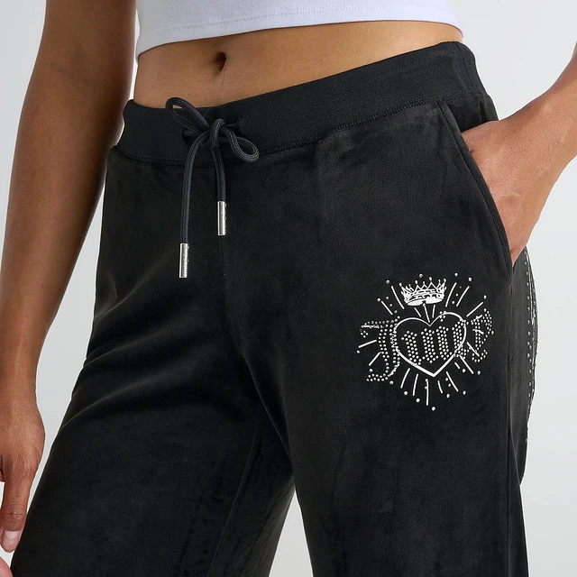 JUICY COUTURE Women's Juicy Couture Wing Velour Pants