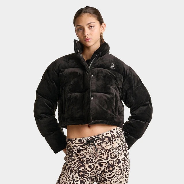JUICY COUTURE Women's Juicy Couture Velour Bling Puffer