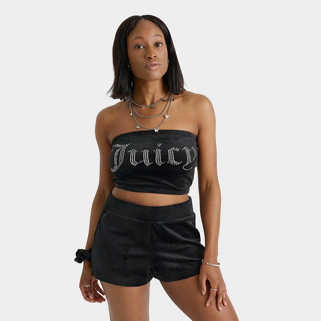 Juicy Couture Womens Juicy Couture OG Bling Tube Top | MainPlace Mall