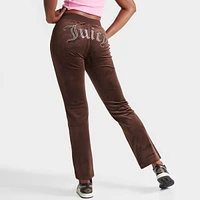 Up N' Down Velvet Track Pants - Black | Fashion Nova