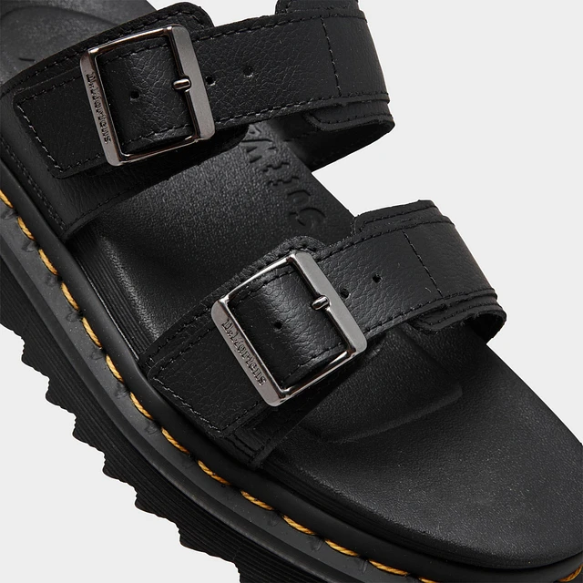 【ユニセックス】Dr. Martens BRANDO LEATHER ミュール Imojeen Brando Leather Stud Platform Sandals in Black Brando