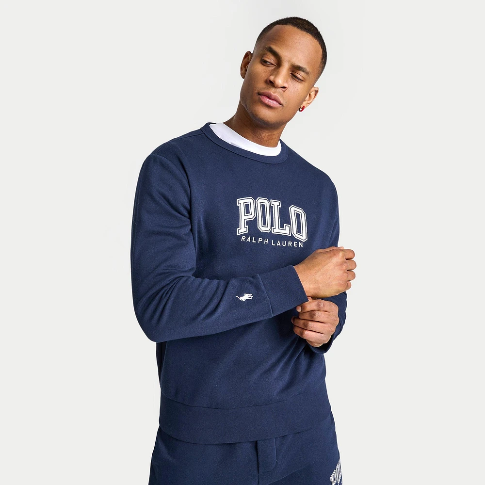 Mens polo crewneck sweatshirt sale