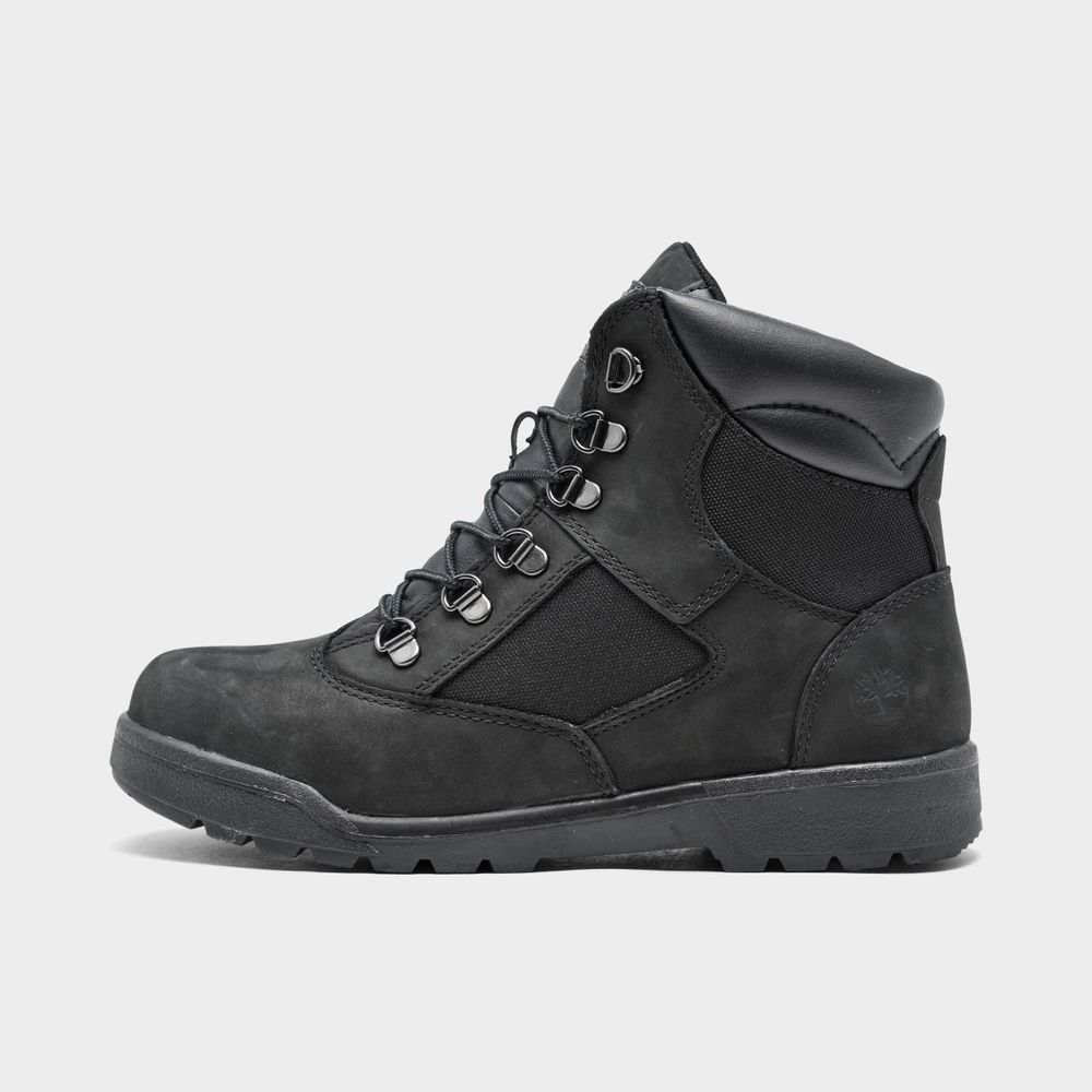 Grey 6 inch hot sale timberland field boots