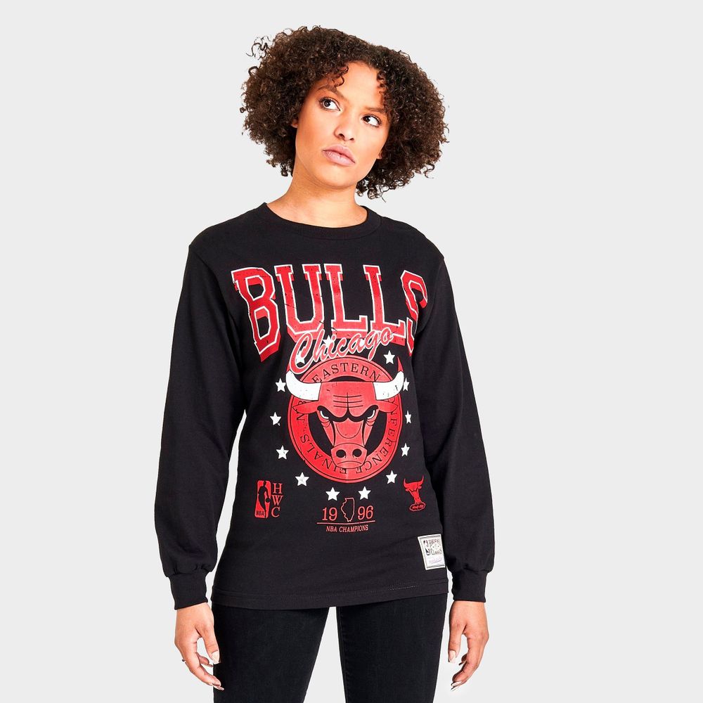 Women's chicago bulls long best sale sleeve shirt