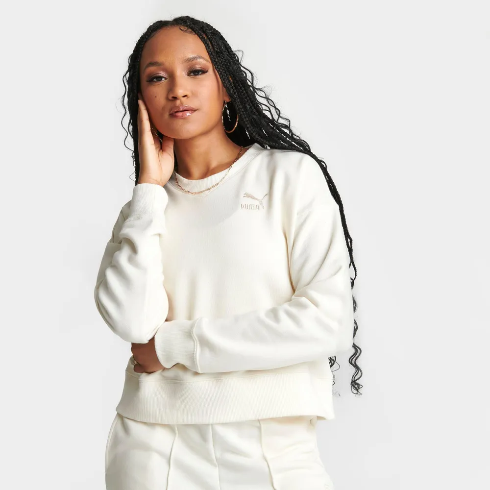 White clearance puma sweatshirt